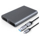 Orico Kieszeń dyskowa podwójna Orico AM2C3-2SN na dwa dyski M.2 SATA+NVME USB-C 3.2 6Gb/s / 10Gb/s - szara