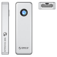 Orico OUM2-G20 M.2 NVME USB-C 3.2 20Gb/s Disk Drive - Silver