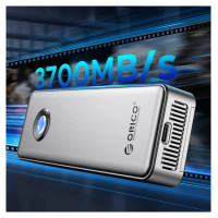 Orico OUM2-G20 M.2 NVME USB-C 3.2 20Gb/s Disk Drive - Silver