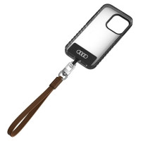Audi Crossbody Leather Universal Lanyard 28cm x 10mm - Brown