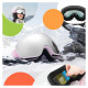 Qunature Pink Children's skiing goggles (medium/large children's version)
