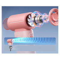 Jisulife Handheld Fan Life9 5000mAh Portable Mini Blower USB Fan - Pink