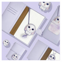 Nimmy Big Eyed Pet 2.0 Rabbit 2-in-1 Notebook + Pen Set - Purple