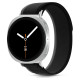 Tech-Protect Nylon Stripe Strap for Samsung Galaxy Watch 40/44/46 mm - Black and Orange