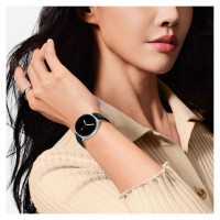 Tech-Protect Nylon Stripe Strap for Samsung Galaxy Watch 40/44/46 mm - Black and Orange