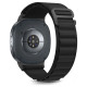 Tech-Protect Nylon Stripe Strap for Samsung Galaxy Watch 40/44/46 mm - Black