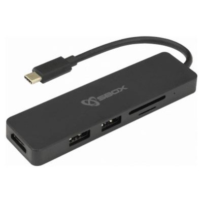 Sbox TCA-51 USB Type-C->HDMI/USB-3.0/SD+TF