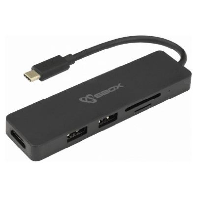 Sbox TCA-51 USB Type-C->HDMI/USB-3.0/SD+TF