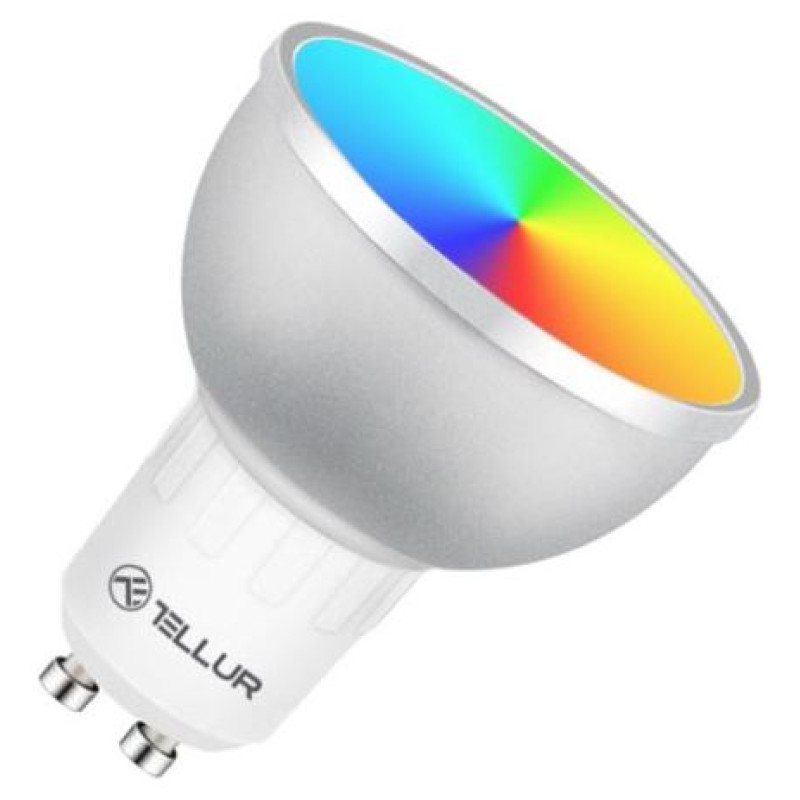 Tellur WiFi LED Smart Bulb GU10, 5W, White/Warm/RGB, Dimmer