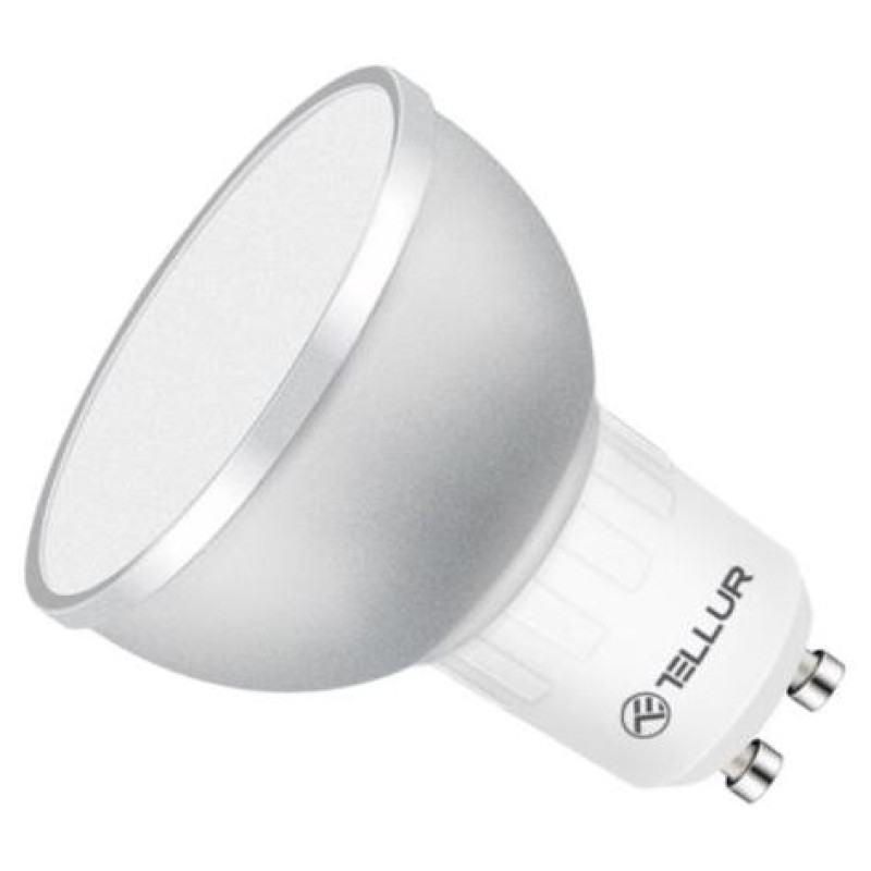 Tellur WiFi LED Smart Bulb GU10, 5W, White/Warm/RGB, Dimmer