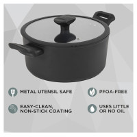 Russell Hobbs RH01864EU7 Crystaltech tall stockpot 24cm