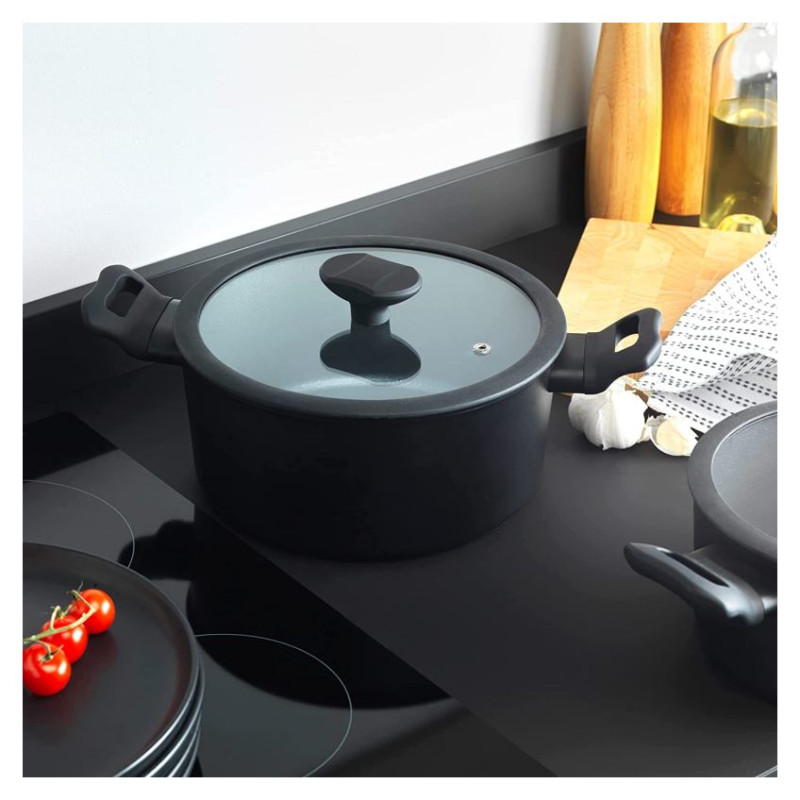 Russell Hobbs RH01864EU7 Crystaltech tall stockpot 24cm