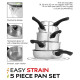 Russell Hobbs RH00543EU7 Easy Strain Pan Set 5pcs