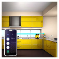 Tellur Smart WiFi Power Strip 3 Outlets, PD30W, QC18W, 2xUSB 2.4A 2500W 10A 2m