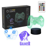Manta SNL122RGB LED lamp Light decoration Game 2 RGB 3D