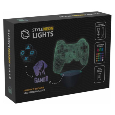 Manta SNL122RGB LED lamp Light decoration Game 2 RGB 3D