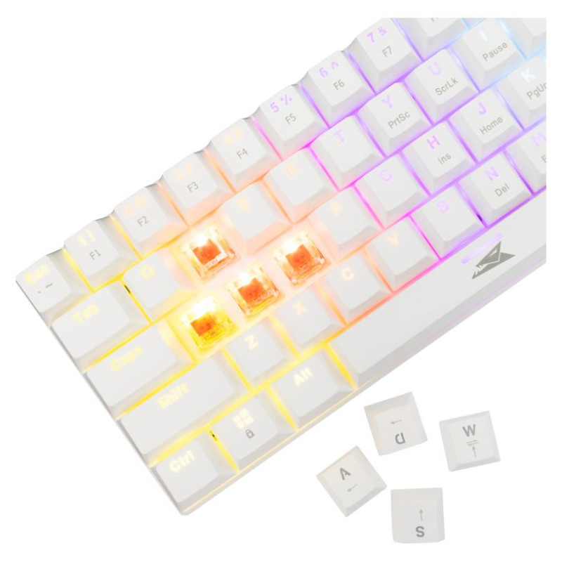 Baracuda BGK-03211 Dolphin White US Mechanical Red Switches