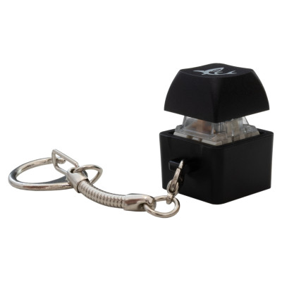 White Shark Keychain Promo Black Mechanical Switches