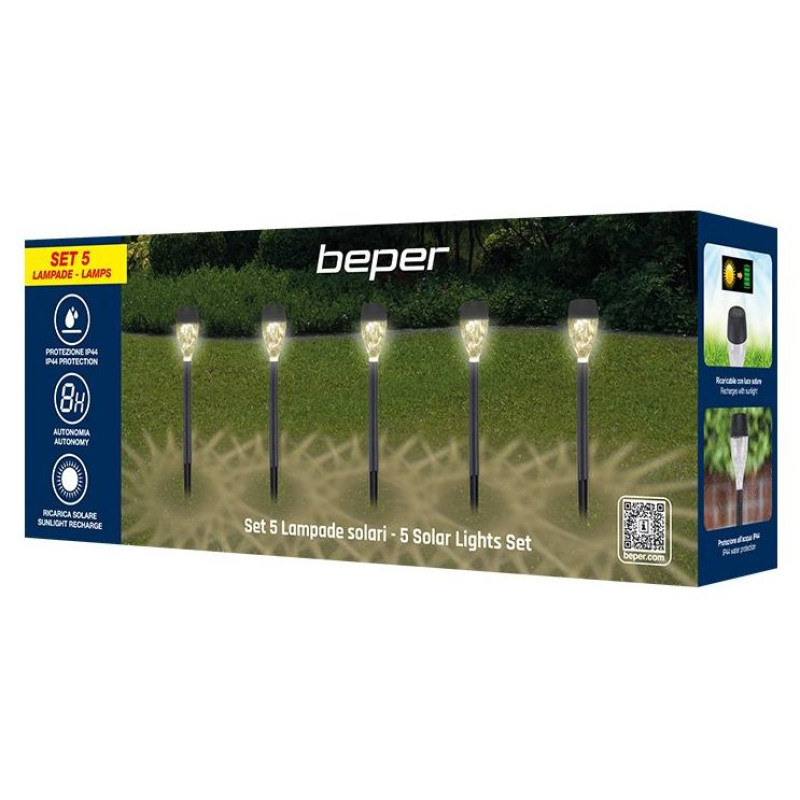 Beper P207ILO050  5 Solar Lights Set