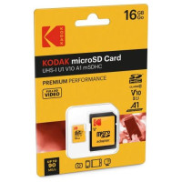 Kodak mSD 16GB UHS-I U1 V10 A1 Premium EKMSDM16GHC10K