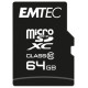Emtec mSD 64GB Class10 Classic