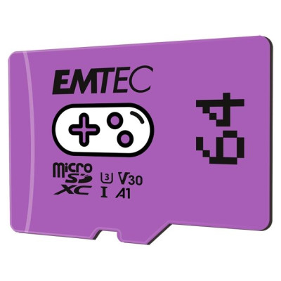 Emtec mSD 64GB UHS-I U3 V30 A1 Gaming Purple
