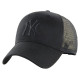 New York Yankees 47 Brand MLB New York Yankees Branson Cap B-BRANS17CTP-BKJ (One size)
