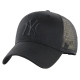 New York Yankees 47 Brand MLB New York Yankees Branson Cap B-BRANS17CTP-BKJ (One size)