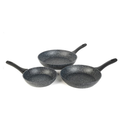 Salter BW06235S1BRMFOB Megastone 3-Piece Frying Pan Set - 20/24/28cm