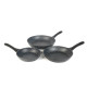 Salter BW06235S1BRMFOB Megastone 3-Piece Frying Pan Set - 20/24/28cm
