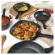 Salter BW06235S1BRMFOB Megastone 3-Piece Frying Pan Set - 20/24/28cm