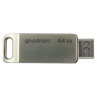 Goodram Flash Drive 64GB USB 3.2 Gen 1 USB / USB C OTG ODA3 Goodram - Silver