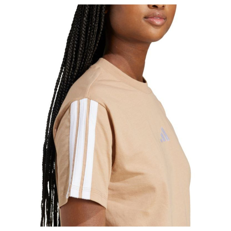 Nike adidas Essentials 3-Stripes Cotton T-shirt W JV7359 (S)