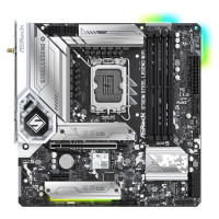 Asrock Mainboard|ASROCK|Intel B760 Express|LGA1700|Micro-ATX|Memory DDR5|Memory slots 4|1xPCI-Express 4.0 1x|1xPCI-Express 5.0 16x|4xM.2|1xHDMI|1xDisplayPort|2xUSB 2.0|5xUSB 3.2|1xUSB-C|1xPS/2|1xRJ45|3xAudio port|B760MSTEELLEGENDWIFI