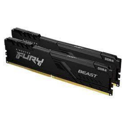 Kingston DRAM 16GB 3200MT/s DDR4 CL16 DIMM (Kit of 2) FURY Beast Black