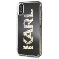 Karl Lagerfeld Karl Logo Glitter iPhone X/Xs Case - Black