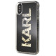 Karl Lagerfeld Karl Logo Glitter iPhone X/Xs Case - Black