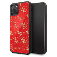 Guess GUHCN584GGPRE iPhone 11 Pro red/red hard case 4G Double Layer Glitter