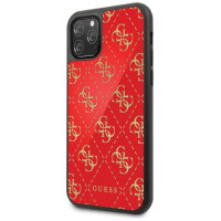 Guess GUHCN584GGPRE iPhone 11 Pro red/red hard case 4G Double Layer Glitter