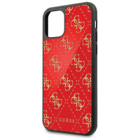Guess GUHCN584GGPRE iPhone 11 Pro red/red hard case 4G Double Layer Glitter