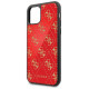 Guess GUHCN584GGPRE iPhone 11 Pro red/red hard case 4G Double Layer Glitter