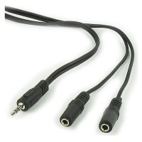 Gembird CABLE AUDIO SPLITTER 3.5MM/5M BLACK CCA-415 GEMBIRD