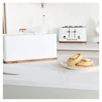Salter BW13564WEU7 Toronto Bread Bin with Chopping Board White