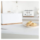 Salter BW13564WEU7 Toronto Bread Bin with Chopping Board White