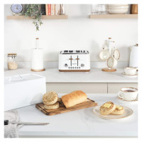 Salter BW13564WEU7 Toronto Bread Bin with Chopping Board White