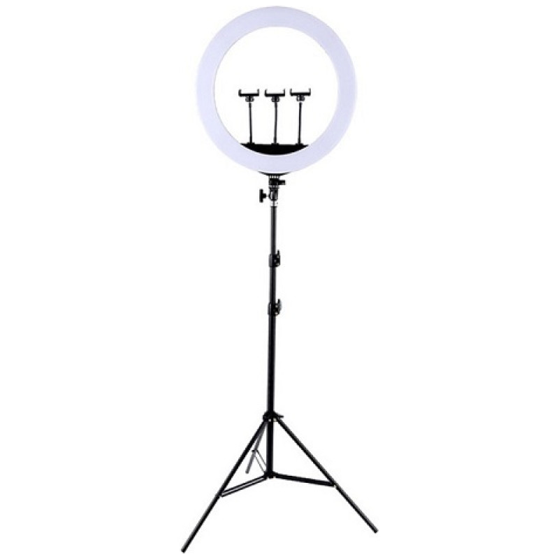Extradigital LED Ring Lamp 45cm With Desktop Tripod Mount Up To 2.1m