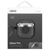 Uniq Glase Pro Case for AirPods 4 - Black