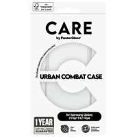 Panzerglass CARE by PanzerGlass Flagship Urban Combat Case for Samsung Galaxy Z Flip 7 FE / Flip 6 - Transparent