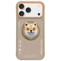 Nimmy Glasses Cool Dog MagSafe Case for iPhone 17 Pro - Beige
