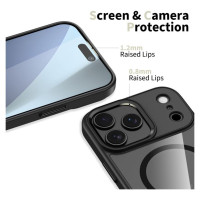 Tech-Protect MagMat MagSafe Case for iPhone 17 Pro Max - Clear Black